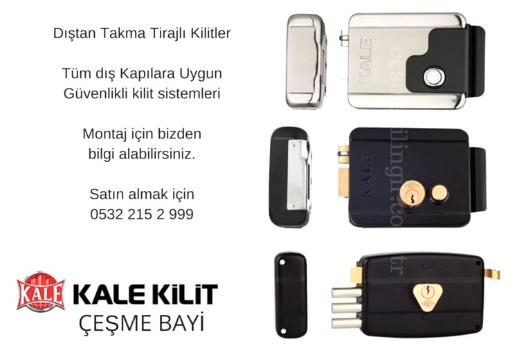 Çeşme Kale Kilit Dıştan takma Tirajlı Kilitler